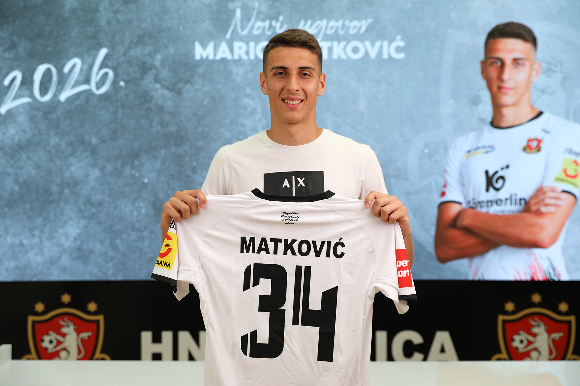 Još jedan potpis za budućnost: Mario Matković se vezao uz klub do 2026. godine